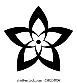 Flower icon .