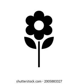 icono de flor para aplicaciones y sitios web