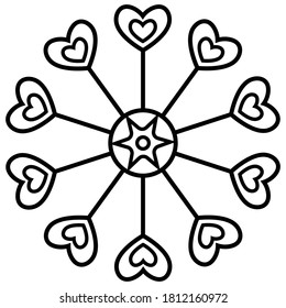 Flower icon collection - vector illustration