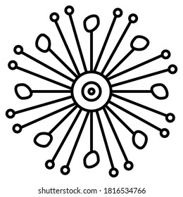 Flower icon collection - vector illustration