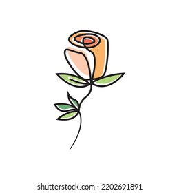 a flower icon color illustration vector design natural