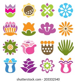 Flower icon Colorful 