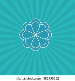 flower icon design 