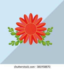 flower icon design 