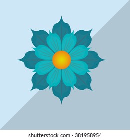 flower icon design 