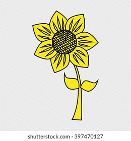 flower icon design 