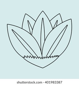 flower icon design 