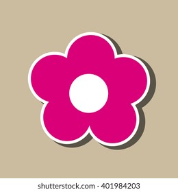 flower icon design 