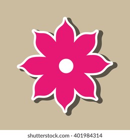 flower icon design 