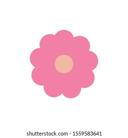 Flower icon design, floral nature plant ornament garden decoration and botany theme Vector illustration