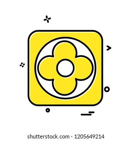 Flower icon design vector 