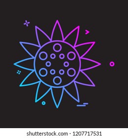Flower icon design vector