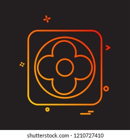 Flower icon design vector 
