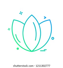 Flower icon design vector