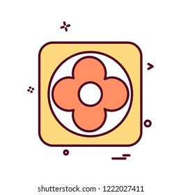 Flower icon design vector 
