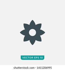 Flower Icon Design, Vector EPS10