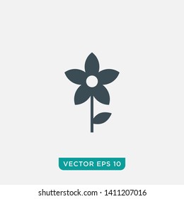 Flower Icon Design, Vector EPS10