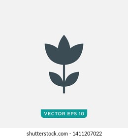 Flower Icon Design, Vector EPS10