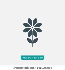 Flower Icon Design, Vector EPS10