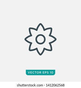 Flower Icon Design, Vector EPS10