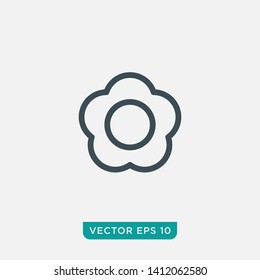 Flower Icon Design, Vector EPS10