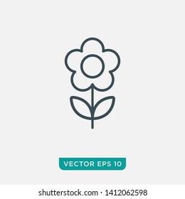 Flower Icon Design, Vector EPS10