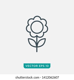 Flower Icon Design, Vector EPS10