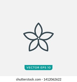 Flower Icon Design, Vector EPS10