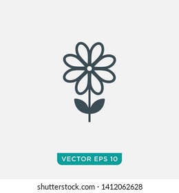 Flower Icon Design, Vector EPS10