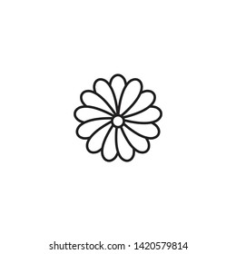 FLOWER ICON DESIGN , VECTOR EPS10