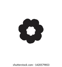 FLOWER ICON DESIGN , VECTOR EPS10