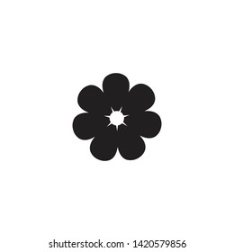FLOWER ICON DESIGN , VECTOR EPS10