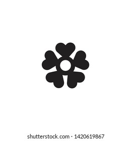 FLOWER ICON DESIGN , VECTOR EPS10