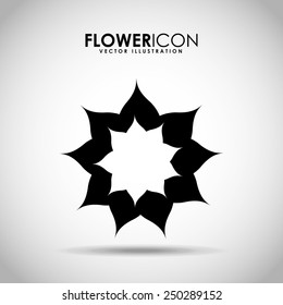 flower icon design, vector illustration eps10 graphic 