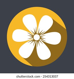 flower icon design, vector illustration eps10 graphic 