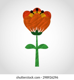 flower icon design, vector illustration eps10 graphic 