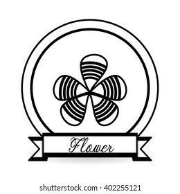 flower icon design , vector illustration