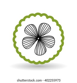 flower icon design , vector illustration