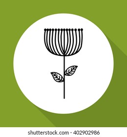 flower icon design , vector illustration
