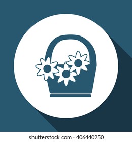 flower icon design , vector illustration