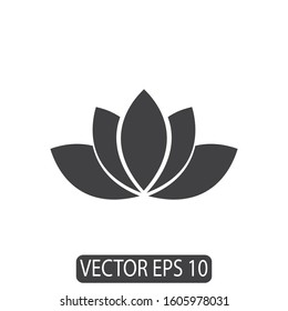 Flower Icon Design, Vector Template