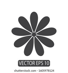 Flower Icon Design, Vector Template