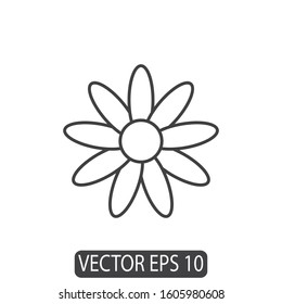 Flower Icon Design, Vector Template