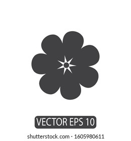 Flower Icon Design, Vector Template