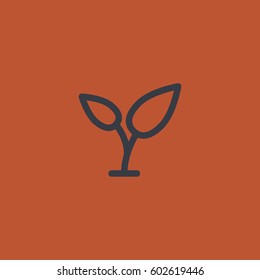 Flower icon. Ecology sign vector