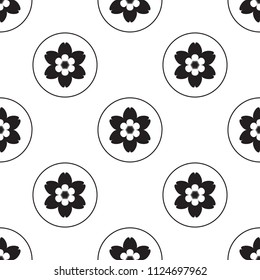flower icon. Element of flower icons for mobile concept and web apps. Pattern repeat seamless flower icon can be used for web and mobile apps on white background
