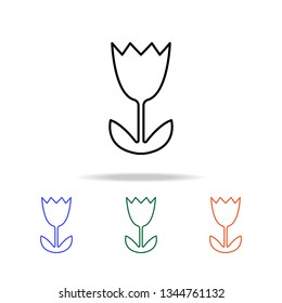 flower icon. Elements of simple web icon in multi color. Premium quality graphic design icon. Simple icon for websites, web design, mobile app, info graphics