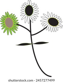 FLOWER  ICON FOR  EPS FILE 