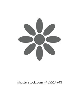 flower Icon, flat design style