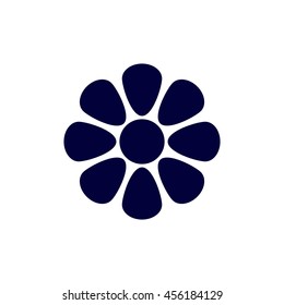 flower Icon, flat design style